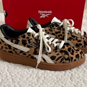 Reebok Women's Club C Grounds UK Sneakers in Cheetah